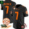 Tennessee Volunteers 2024 Vapor Joe Milton III Black Jersey