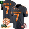 Tennessee Volunteers 2024 Vapor Joe Milton III Smoke Grey Jersey