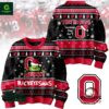 The Grinch x Ohio State Buckeyes Merry Buckeyesmas Ugly Christmas Sweater