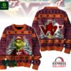 The Grinch x Virginia Tech Hokies Let’s Go Hokies Christmas Ugly Sweater