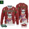 Thug Life Alpaca Red and Green Ugly Christmas Sweater