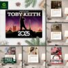 Toby Keith 2025 Wall Hanging Calendar