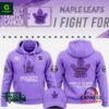 Toronto Maple Leafs Hockey Fights Cancer Unisex Hoodie