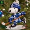 Toronto Maple Leafs Hockey Snoopy Ornament