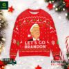 Trump Let?s Go Brandon Ugly Christmas Sweater