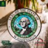 Washington State Stained Glass Suncatcher