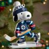 Winnipeg Jets Hockey Snoopy Ornament