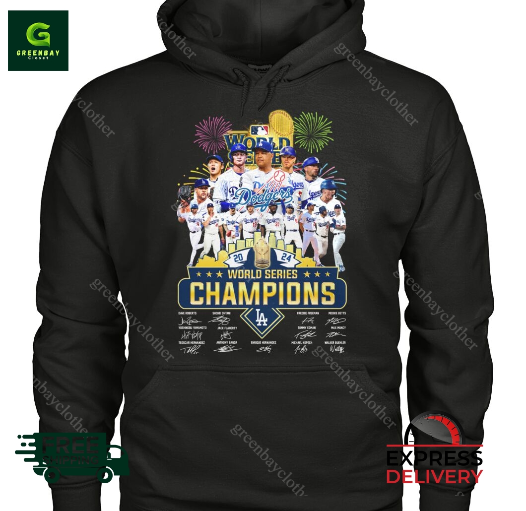 World Series Champions LA Dodgers signature shirt World Series Champions LA Dodgers signature shirt