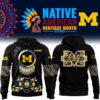 Michigan Wolverines NCAA Native American Heritage Month Hoodie