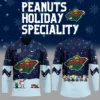 Minnesota Wild Peanuts & Snoopy Night Nike Hockey Jersey
