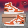 Philadelphia Flyers Nike Custom Name Air Jordan 1 High Sneaker