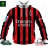 AC Milan Home Jersey Style Shirt Hoodie