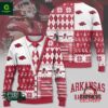 Arkansas Razorbacks Vest Tie Ugly Christmas Sweater