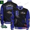 Baltimore Ravens Football Button Down Baseball Varsity Jacket