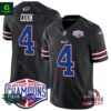 Buffalo Bills 2024 AFC East Division Champions Vapor James Cook Black Jersey