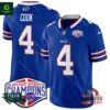 Buffalo Bills 2024 AFC East Division Champions Vapor James Cook Royal Jersey