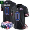 Buffalo Bills 2024 AFC East Division Champions Vapor Keon Coleman Black Jersey