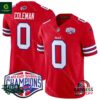 Buffalo Bills 2024 AFC East Division Champions Vapor Keon Coleman Red Jersey