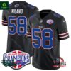 Buffalo Bills 2024 AFC East Division Champions Vapor Matt Milano Black Jersey
