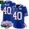 Buffalo Bills 2024 AFC East Division Champions Vapor Von Miller Royal Jersey