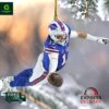 Buffalo Bills Josh Allen Christmas Ornament
