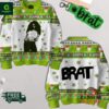 Charli XCX Brat Album Ugly Christmas Sweater
