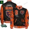 Chicago Bears Football Button Down Baseball Varsity Jacket