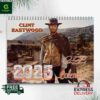 Clint Eastwood 2025 Wall Hanging Calendar