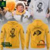 Colorado Buffaloes NCAA Limited Happy Birthday 100th Miss Peggy Yellow Hoodie