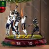 Commanders 18-15 Bears Christmas Ornament