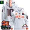 Denver Broncos 2024 3X Supper Bowl Champion Bo Nix White Hoodie
