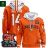 Denver Broncos 2024 3X Supper Bowl Champion Courtland Sutton Orange Hoodie