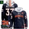 Denver Broncos 2024 3X Supper Bowl Champion Javonte Williams Navy Hoodie
