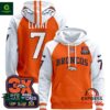 Denver Broncos 2024 3X Supper Bowl Champion John Elway Orange Alternate Hoodie
