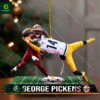 George Pickens Pittsburgh Steelers 2024 Chrismas Ornament