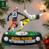 George Pickens Pittsburgh Steelers Chrismas Ornament