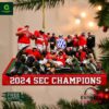 Georgia Bulldogs 2024 SEC Champions Christmas Ornament