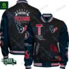 Houston Texans Football Button Down Baseball Varsity Jacket