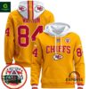 Kansas City Chiefs 2024 Justin Watson Gold Pullover Hoodie
