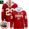 Kansas City Chiefs 2024 Kareem Hunt Red Pullover Hoodie