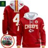 Kansas City Chiefs 2024 Rashee Rice Red Pullover Hoodie