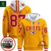 Kansas City Chiefs 2024 Travis Kelce Gold Pullover Hoodie