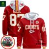 Kansas City Chiefs 2024 Travis Kelce Red Pullover Hoodie