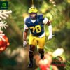 Kenneth Grant Michigan Wolverines Christmas Ornament