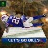 Let’s Go Bills Davis Christmas Ornament
