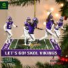 Let’s Go Skol Vikings Christmas Ornament