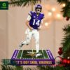 Let’s Go Skol Vikings Sam Darnold Christmas Ornament