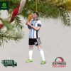 Lionel Messi Argentina Christmas Ornament