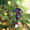 Lionel Messi Barcelona Christmas Ornament