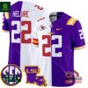 LSU Tiger Split Vapor Clyde Edwards-Helaire Jersey